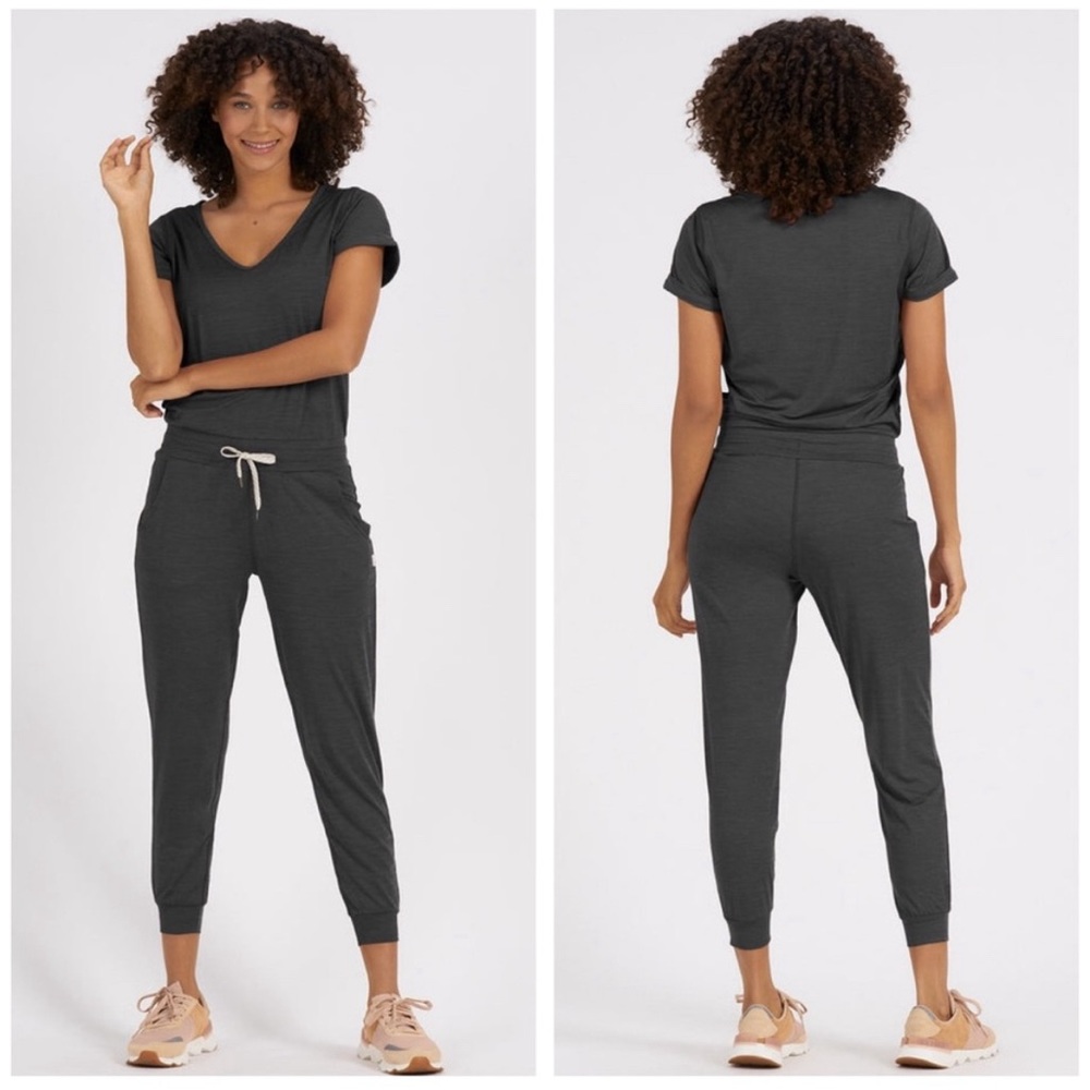 NWT Vuori All Day Jumpsuit In Heather Charcoal Grey